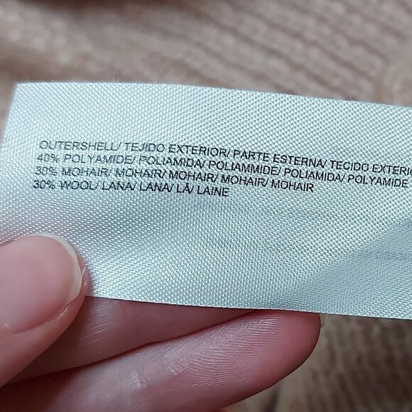 Intropia Textured Sweater in Nude - Mohair / Wool Blend with Bobbles - Picture 10 of 10